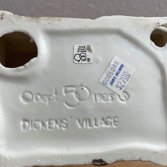 Department 56 Thatched Roof Cottage 6518-8 Christmas Dickens Village Series 1985 - Picture 7 of 12